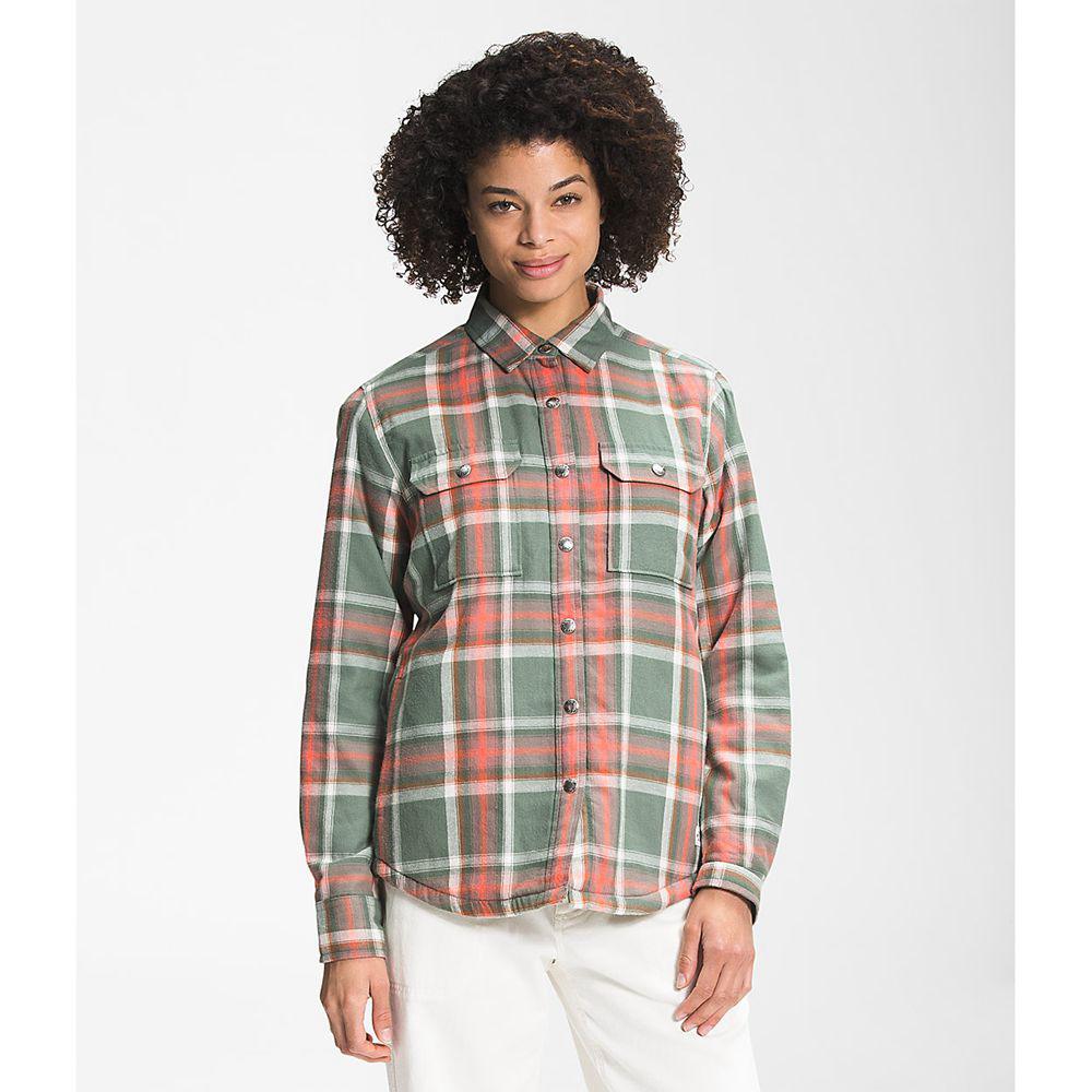 The North Face Campshire Γυναικεια Πουκάμισα - Πορτοκαλι (YUJV96042)